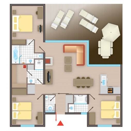 Cottage VIP Design CH267 at Les Hauts de Bruyères